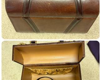 Leather doctors bag style bag