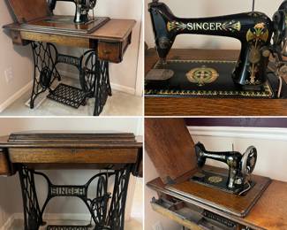 Antique Singer sewing machine