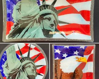 Peggy Karr Americana plates.