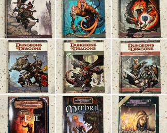Dungeons and Dragons handbooks
