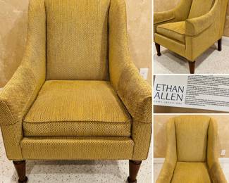 Ethan Allen wingback chair