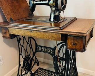 Antique Singer sewing machine