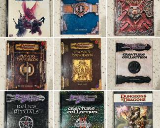 Dungeons and Dragons handbooks