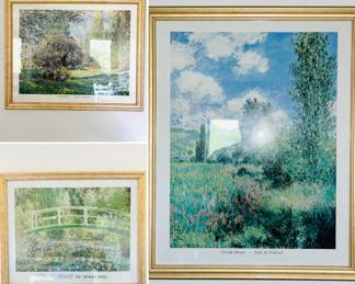 Collection of Claude Monet prints