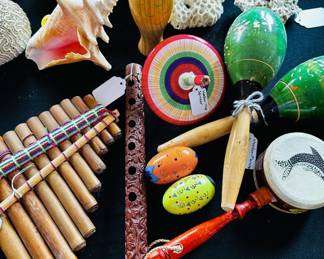 Travel souvenirs and artifacts