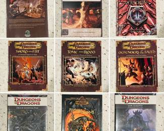 Dungeons and Dragons handbooks