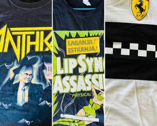 Assorted vintage tees