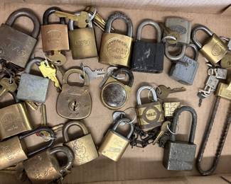 vintage padlocks