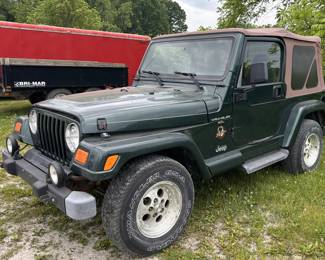 1999 Jeep Sahara Sport Utility (not running)