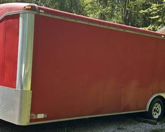 Haulmark 24' double axel covered trailer