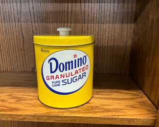 Domino Sugar Tin Canister