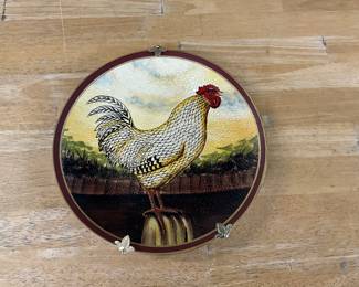 Raymond Waites Rooster Decorative Plate