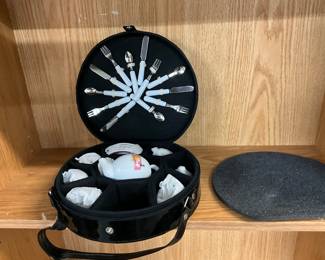 Barbie Porcelain Tea Set in Case