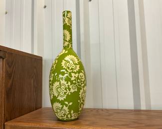 Tall Green Vase