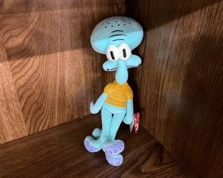 Ty Beanie Baby Squidward from SpongeBob SqurePants 2004