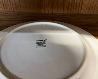Sakura Snowman Dinner Plates by Debbie Mumm