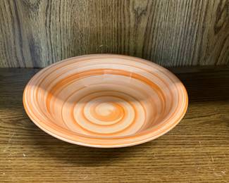 Citrus Grove Collection Orange Swirl Bowl