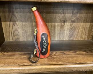 Leather Covered Bottle Decanter