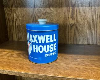Maxwell House Coffee Tin