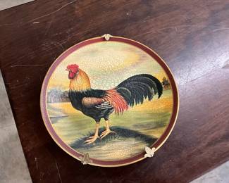 Raymond Waites Rooster Decorative Plate