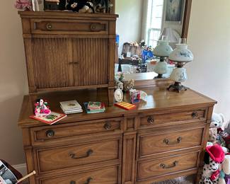 Mid century dresser and nightstand