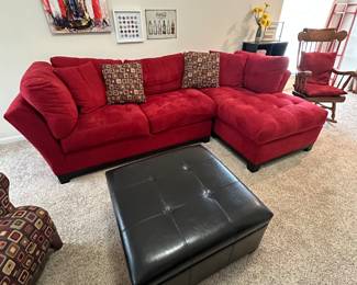 Cindy Crawford Red Couch