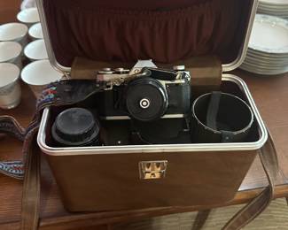 Canon AE-1 with Case and Accessories