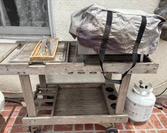 Teak cart