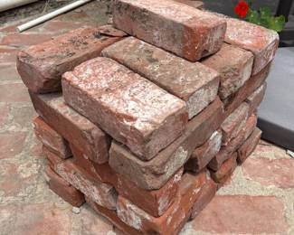 Many used bricks