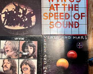 The Beatles - Band on the Run, Wings at the Speed of Sound, Let It Be, Wings - Venus and Mars