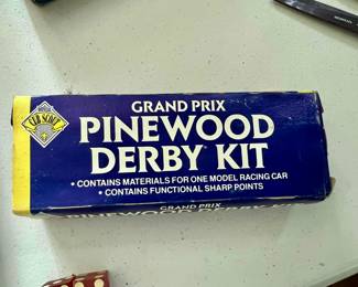 Vtg. Boy Scouts Grand Prix Pinewood Derby Kit in box