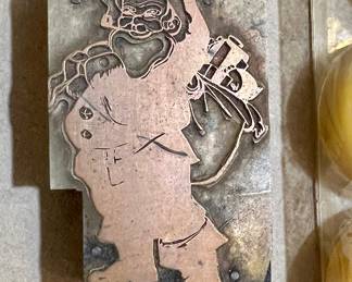 Vtg. Printers block