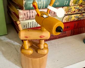 Vtg. Push Up toy, dog