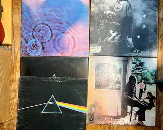 Pink Floyd-Meddle, Dark Side of the Moon, The Who-Quadrophenia,