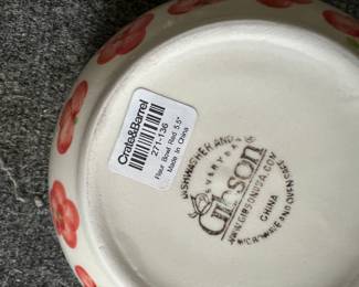 Crate & Barrel Gibson dish set