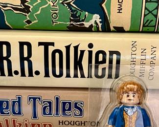 Vtg. Lego Bilbo Baggins minifigure rare "Blue Coat" version