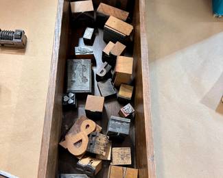 Vtg. Printers blocks