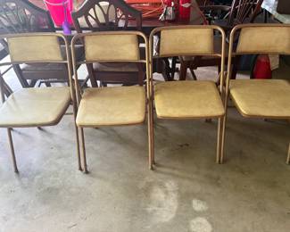 Vintage Set Of 4 Cosco Chairs