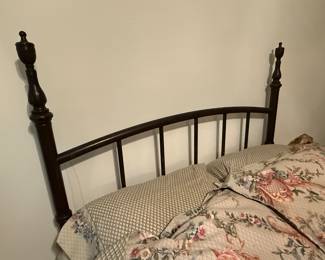 Headboard of Antique Metal Bed