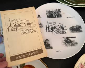 City of Hapeville Plate with Schedule of Events