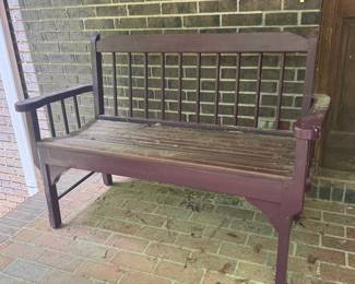 Wood Bench
