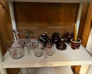 Glass Measuring cups & Insulators