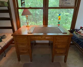 Antique Wood Desk