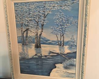 Love the Blue & White Wall Art