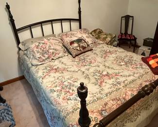 Antique Metal Bed…Looks Like Wood But It’s Not