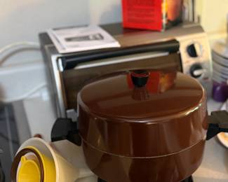 Vintage Electric Skillet and Toaster Oven