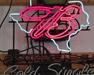 Budweiser Cold Single Neon Sign