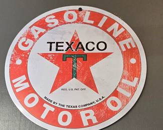 Texaco Metal Sign
