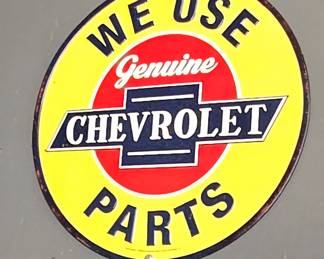Chevrolet Metal Sign