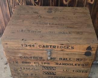 1344 Cartridges Wooden Box